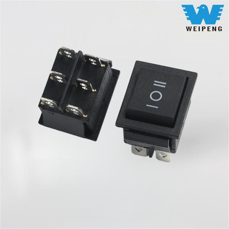 KCD4 черен превключвател 31*25mm 16A 250V