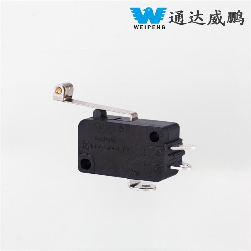 Превключвател с бутон за ограничаване на хода с лост/без лост