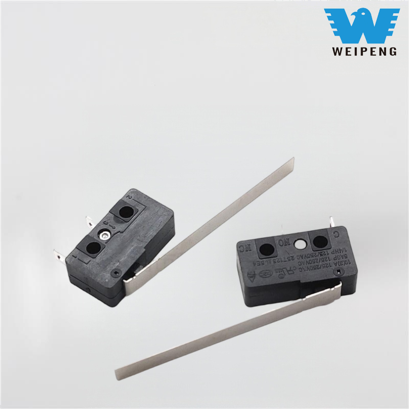 Краен превключвател за движение с огънат лост/ръкохватка/медна ролка