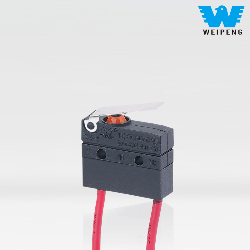 Водоустойчив микро превключвател с кабели за мотор на водна помпа