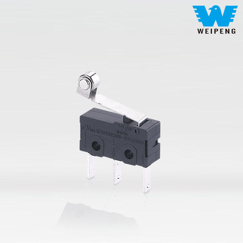 Weipeng 5A 125V 250V 3-пинов микропревключвател за индустриално оборудване, устойчив на висока температура